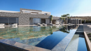 seafront villa in Mykonos