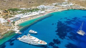 Beachfront Club-Restaurant in Mykonos