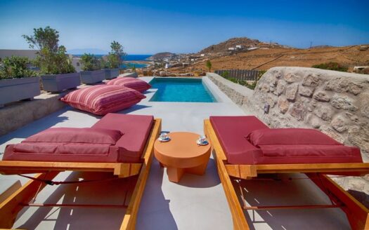 Sea view maisonette with pool-Kalafatis Mykonos-DR116237